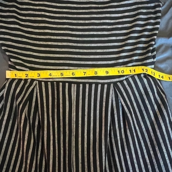 EYESHADOW black and white stripped jumpsuit - Picture 6 of 6